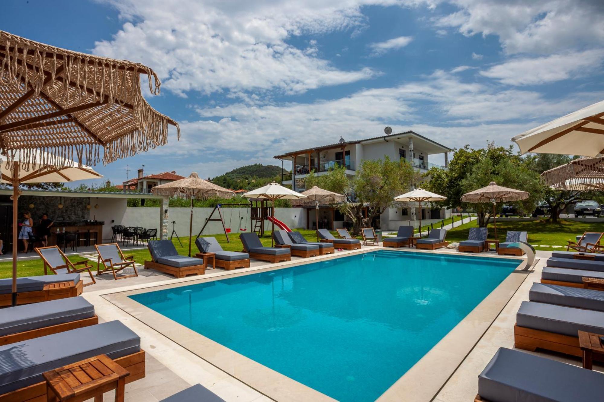Olia Seaside Residence 120M From The Beach Pefkochori Luaran gambar