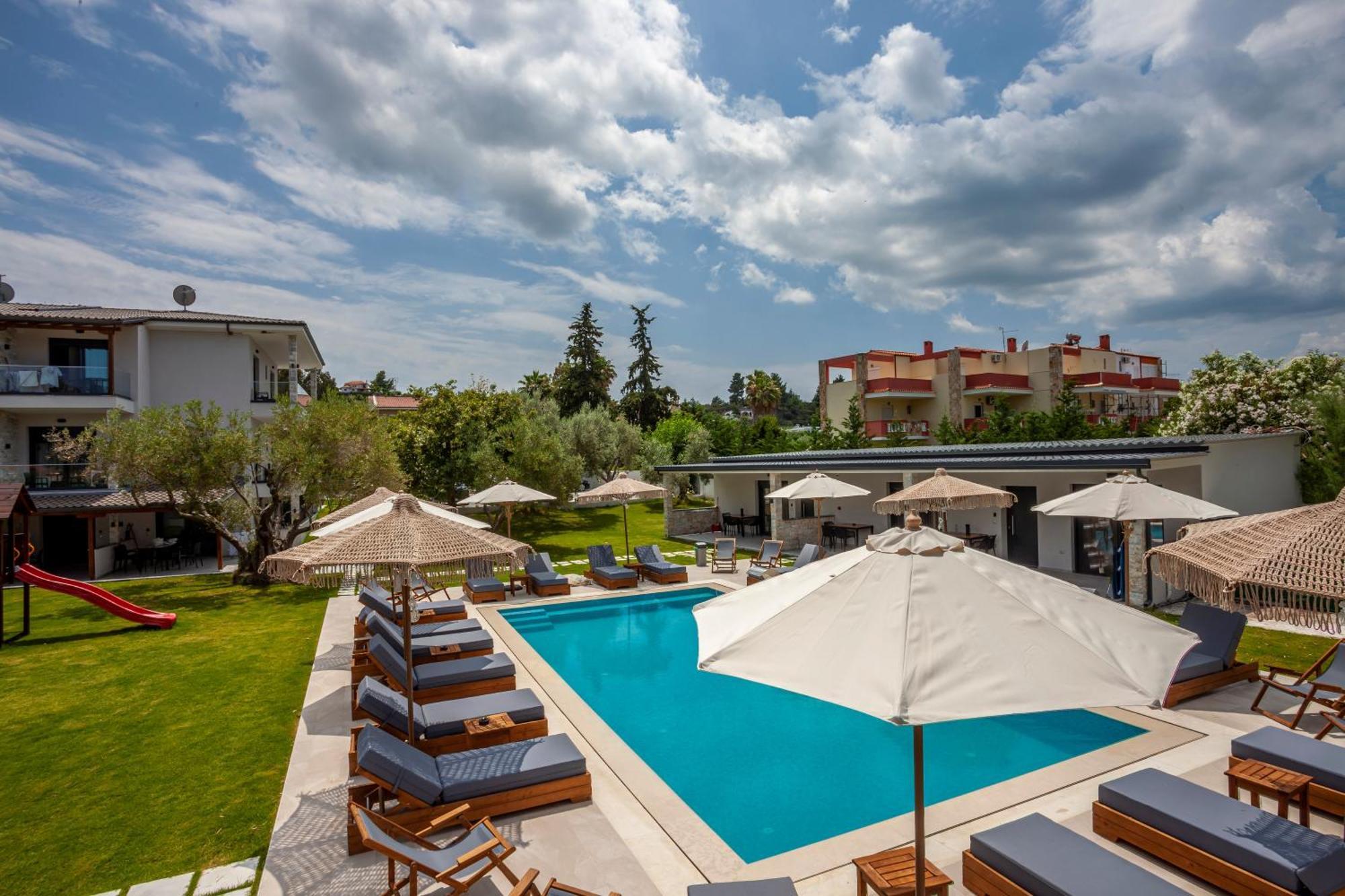 Olia Seaside Residence 120M From The Beach Pefkochori Luaran gambar