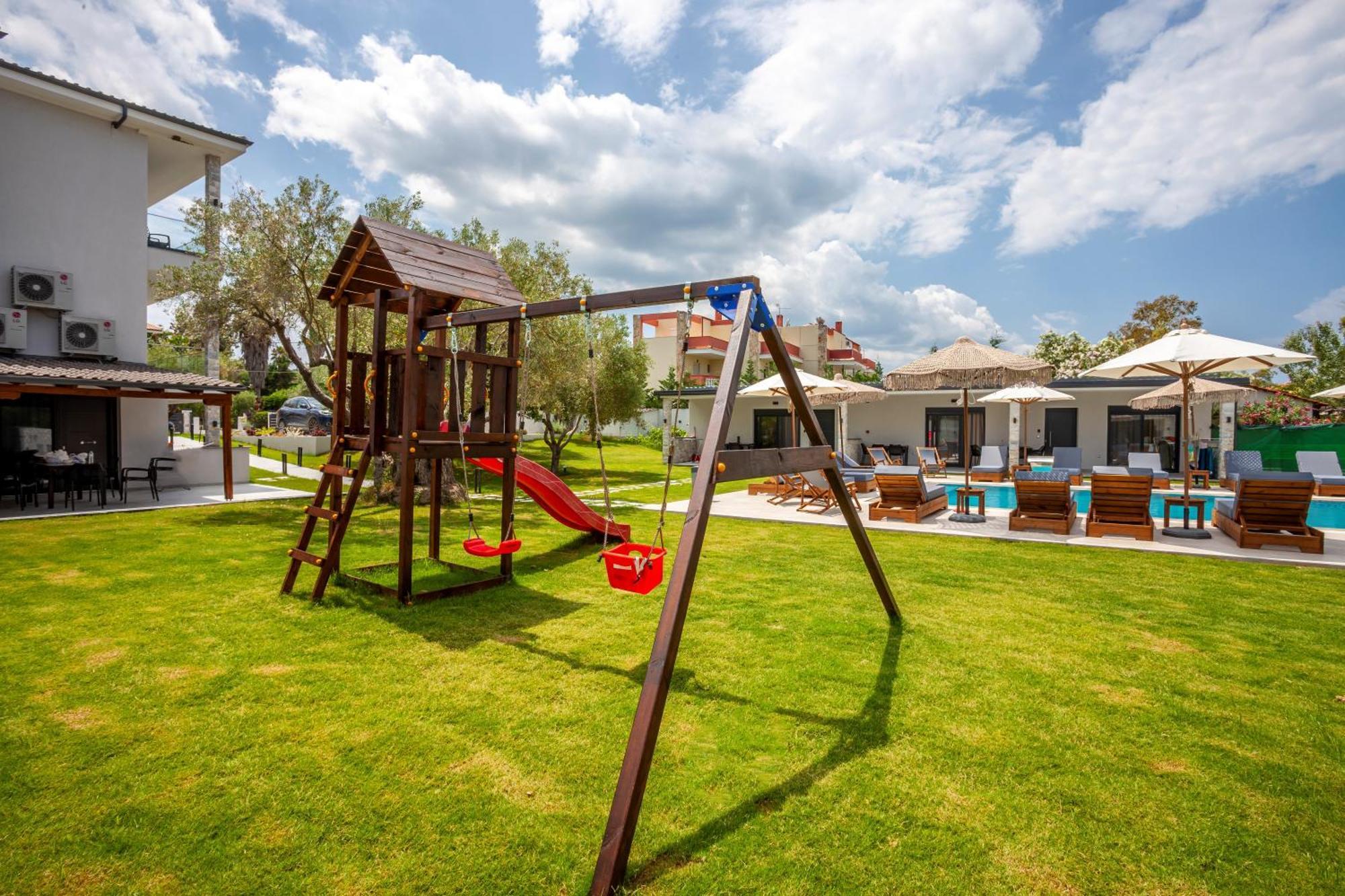 Olia Seaside Residence 120M From The Beach Pefkochori Luaran gambar