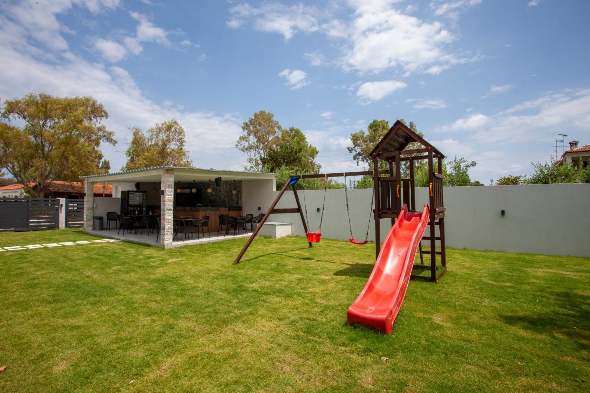 Olia Seaside Residence 120M From The Beach Pefkochori Luaran gambar