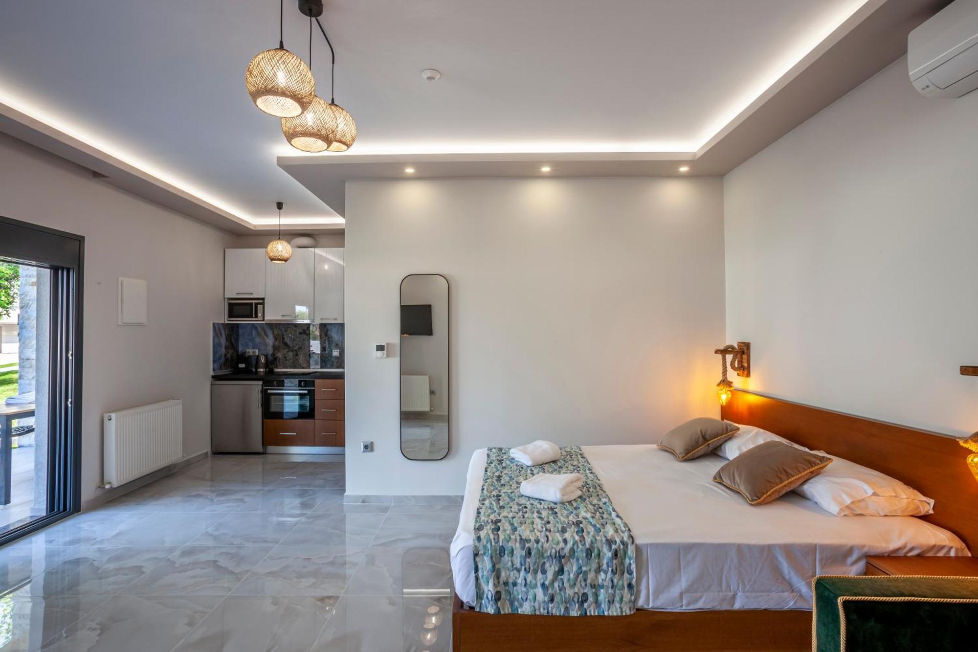 Olia Seaside Residence 120M From The Beach Pefkochori Luaran gambar