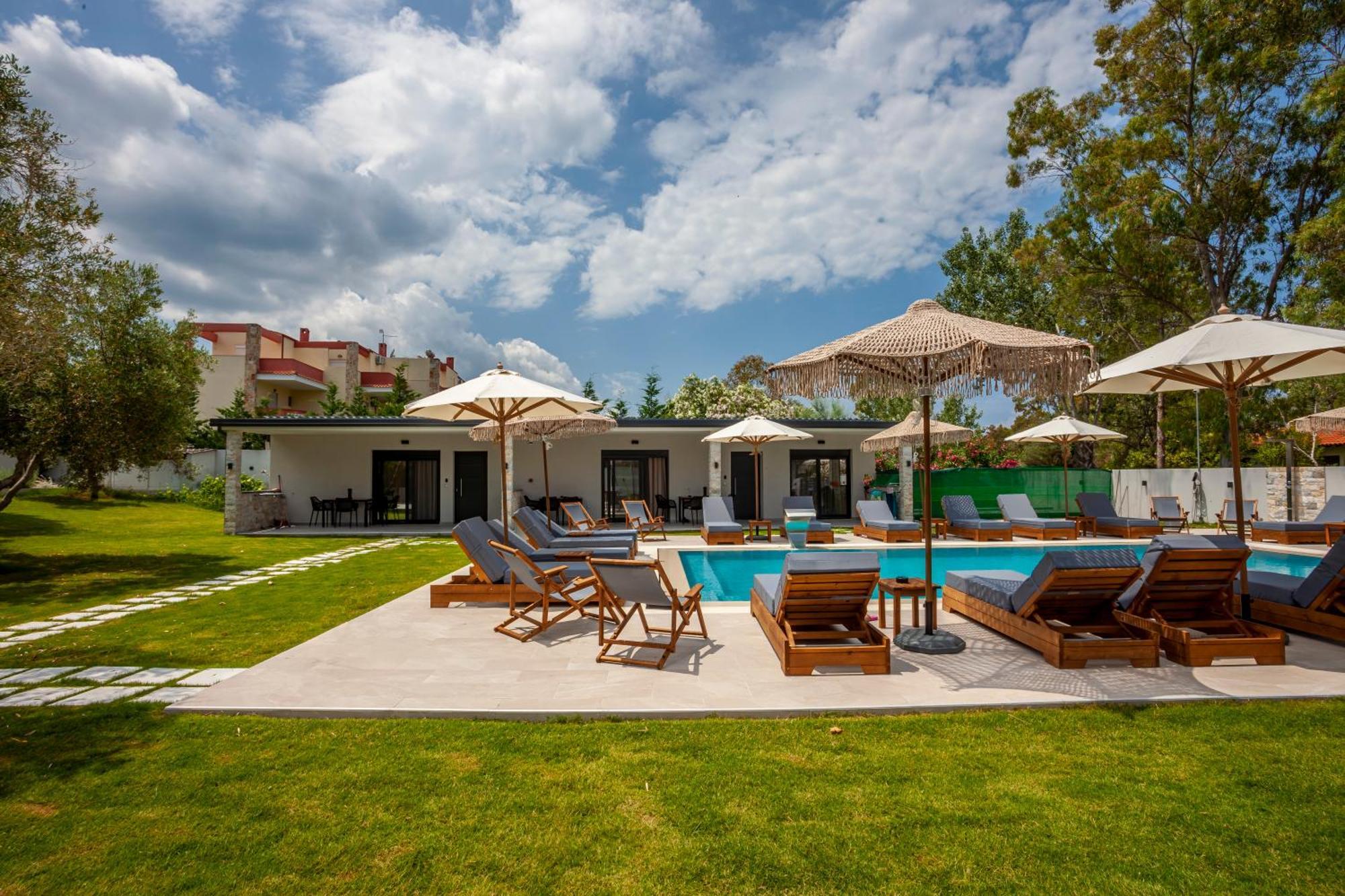 Olia Seaside Residence 120M From The Beach Pefkochori Luaran gambar
