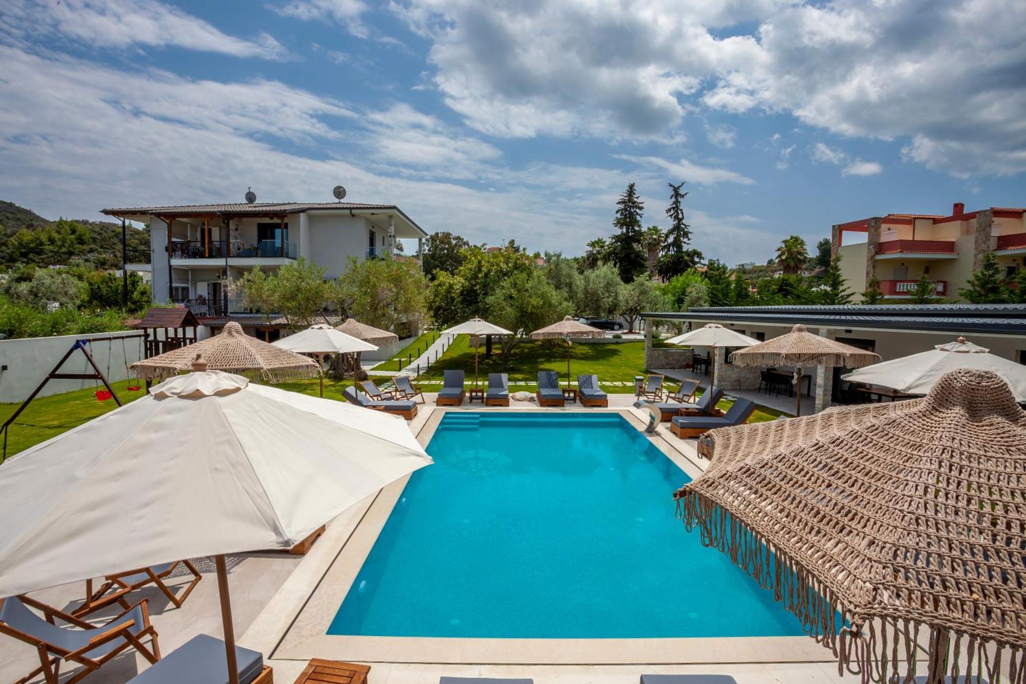 Olia Seaside Residence 120M From The Beach Pefkochori Luaran gambar