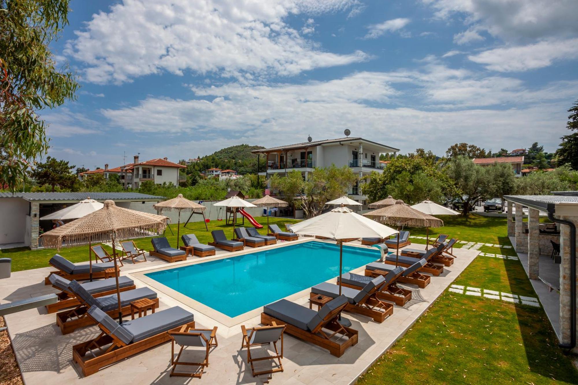 Olia Seaside Residence 120M From The Beach Pefkochori Luaran gambar